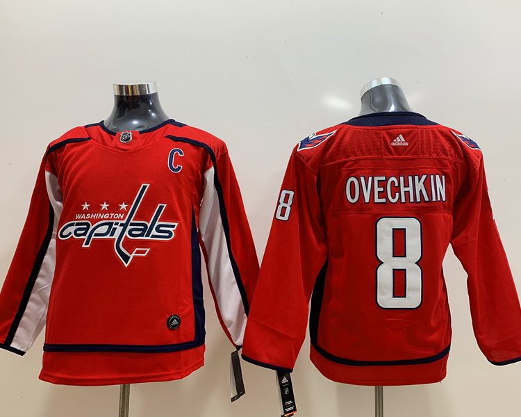 Men's Washington Capitals Alexander Ovechkin #8 Red Jersey