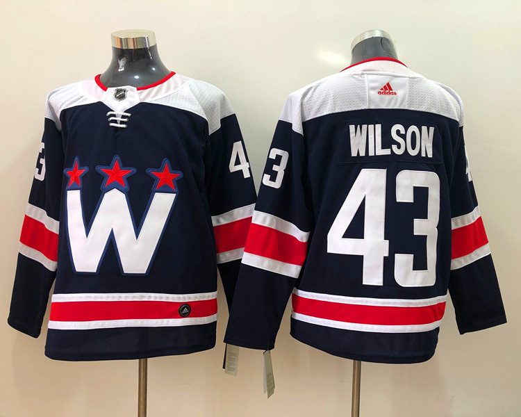Men's Washington Capitals Tom Wilson #43 Navy Jersey
