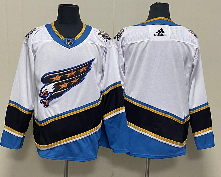 Men's Washington Capitals White Breakaway Blank Jersey