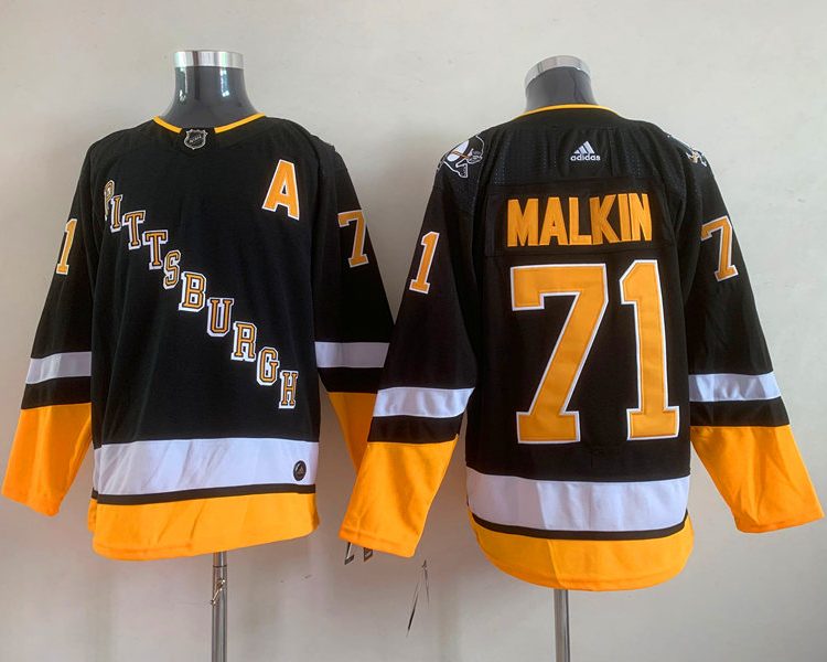 Men's Pittsburgh Penguins Evgeni Malkin #71 Black Jersey
