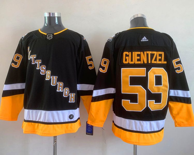 Men's Pittsburgh Penguins Jake Guentzel #59 Black Jersey