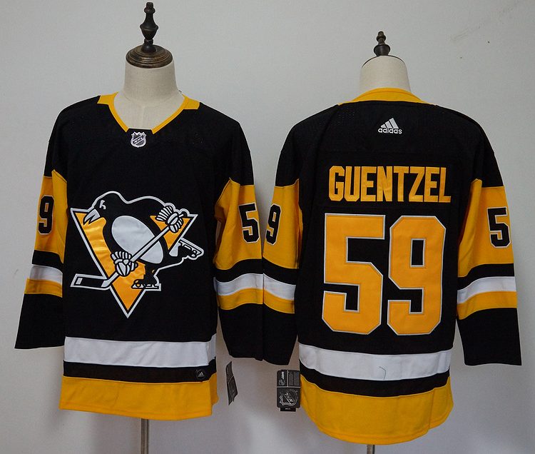 Men's Pittsburgh Penguins Jake Guentzel #59 Black Jersey