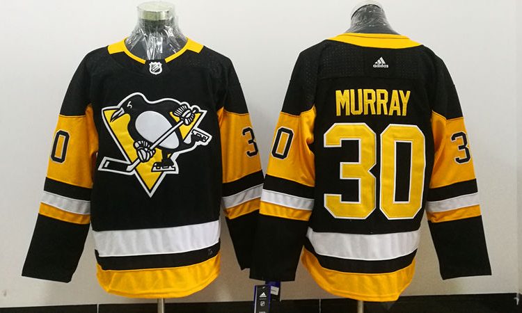 Men's Pittsburgh Penguins Matt Murray #30 Black Jersey