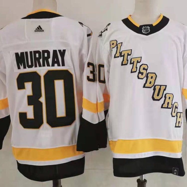 Men's Pittsburgh Penguins Matt Murray #30 White Jersey