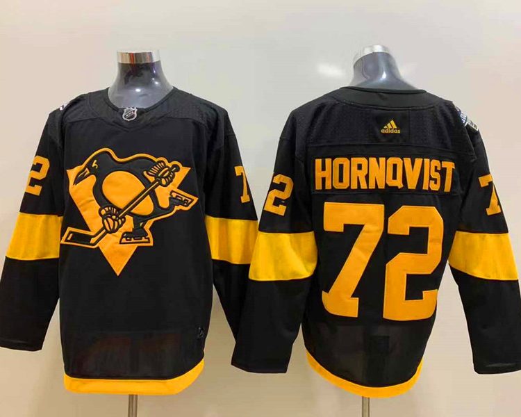 Men's Pittsburgh Penguins Patric Hornqvist #72 Black Jersey