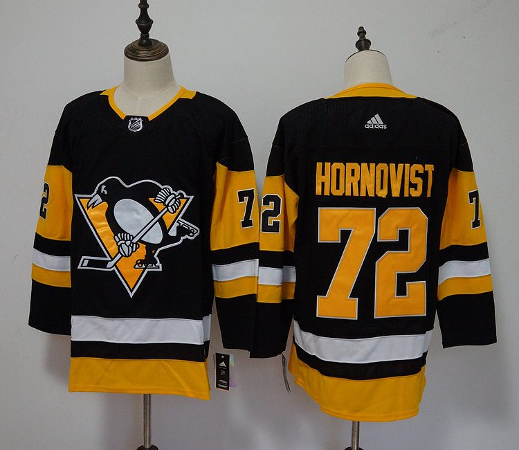 Men's Pittsburgh Penguins Patric Hornqvist #72 Black Jersey