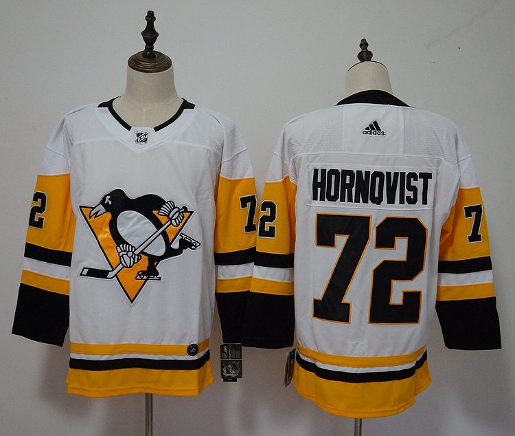 Men's Pittsburgh Penguins Patric Hornqvist #72 White Jersey