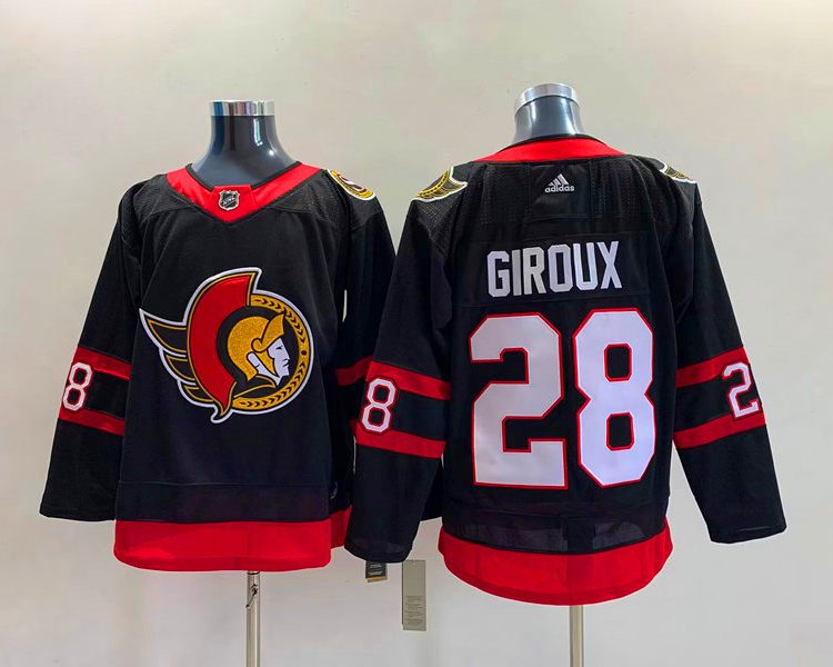 Men's Ottawa Senators Claude Giroux #28 Black Jersey