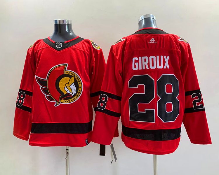 Men's Ottawa Senators Claude Giroux #28 Red Jersey