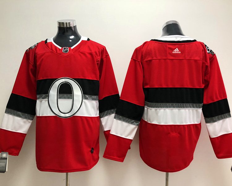 Men's Ottawa Senators Red Breakaway Blank Jersey