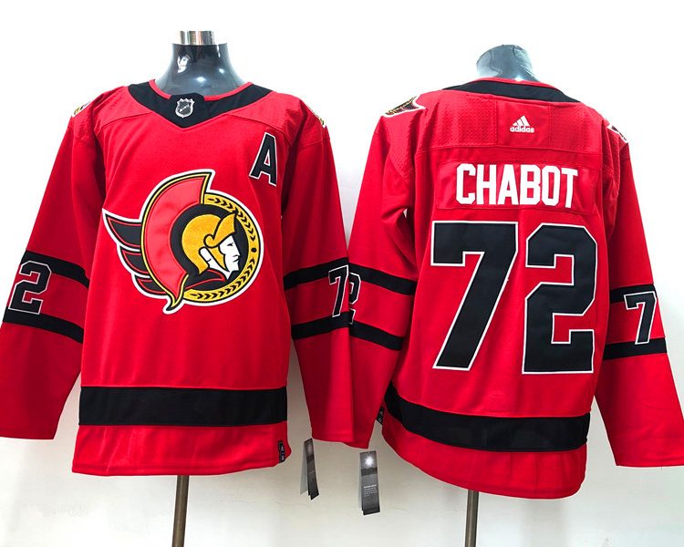 Men's Ottawa Senators Thomas Chabot #72 Red Jersey