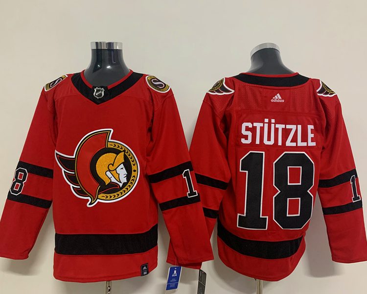 Men's Ottawa Senators Tim Stutzle #18 Red Jersey