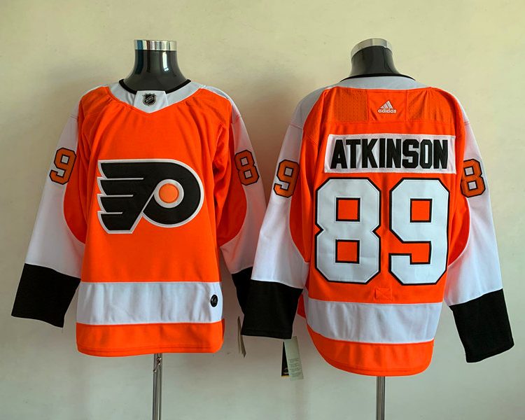 Men's Philadelphia Flyers Cam Atkinson #89 Orange Jersey
