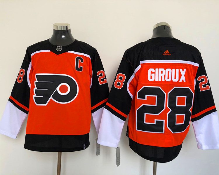 Men's Philadelphia Flyers Claude Giroux #28 Orange Jersey