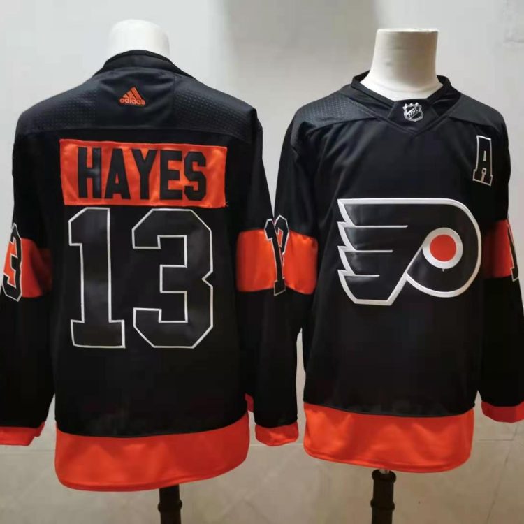 Men's Philadelphia Flyers Kevin Hayes #13 Black Jersey