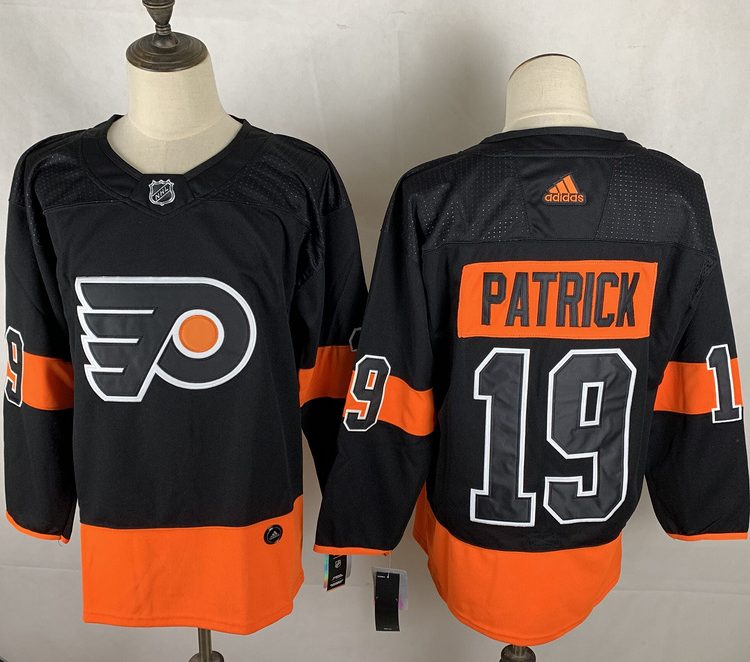 Men's Philadelphia Flyers Nolan Patrick #19 Black Jersey