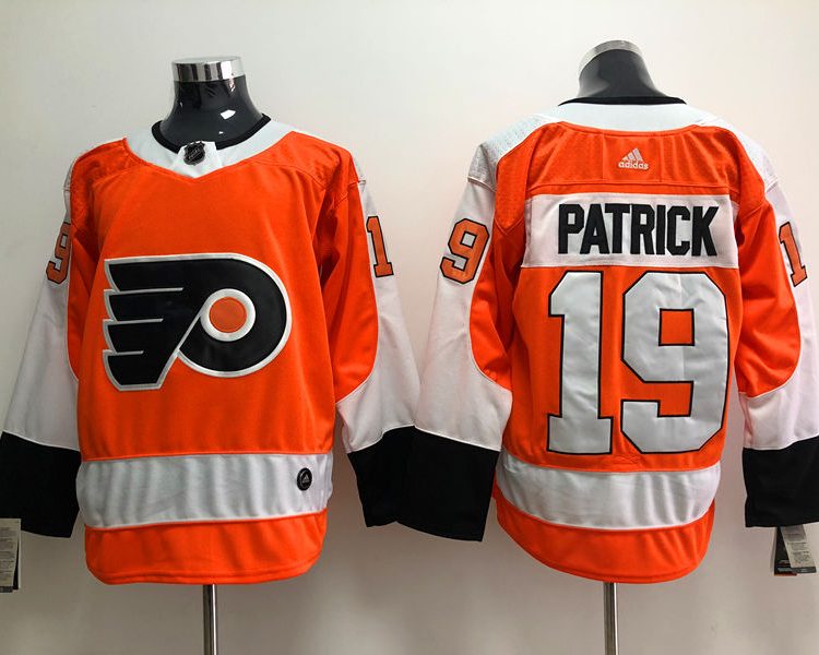 Men's Philadelphia Flyers Nolan Patrick #19 Orange Jersey