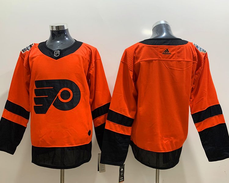 Men's Philadelphia Flyers Orange Blank Jersey