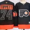 Men's Philadelphia Flyers Owen Tippett #74 Black Jersey