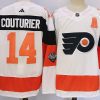 Men's Philadelphia Flyers Sean Couturier #14 White Jersey
