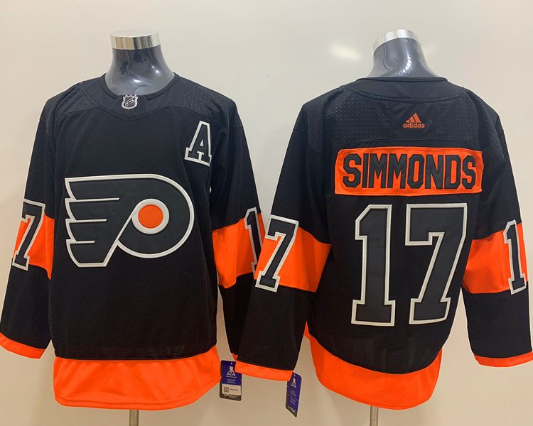 Men's Philadelphia Flyers Wayne Simmonds #17 Black Jersey
