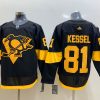 Men's Pittsburgh Penguins Phil Kessel #81 Black Jersey