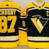 Men's Pittsburgh Penguins Sidney Crosby #87 Black Jersey