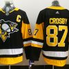 Men's Pittsburgh Penguins sidney crosby  #87 Black Jersey