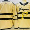 Men's Pittsburgh Penguins Yellow Blank Jersey