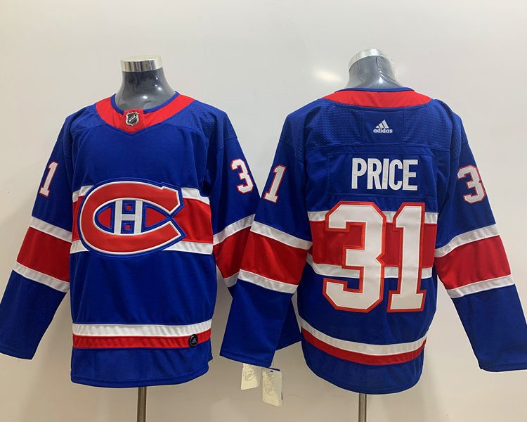 Men's Montreal Canadiens Carey Price #31 Blue Jersey