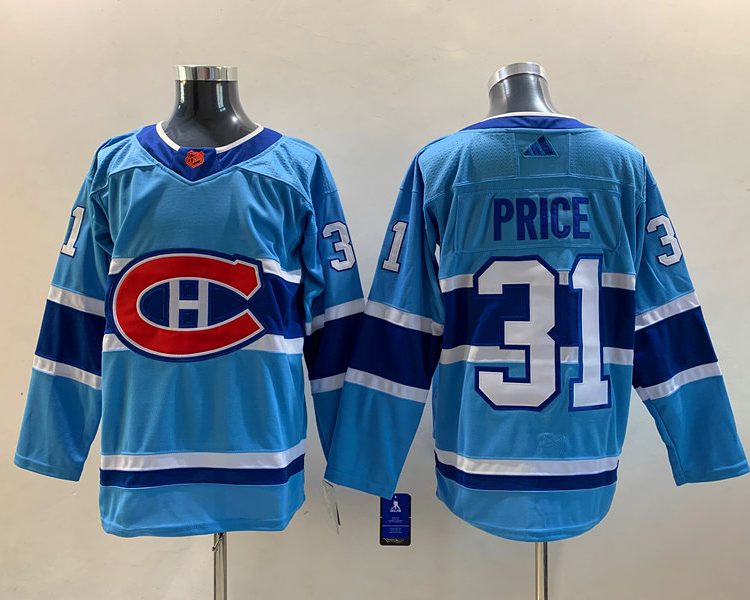 Men's Montreal Canadiens Carey Price #31 Blue Jersey