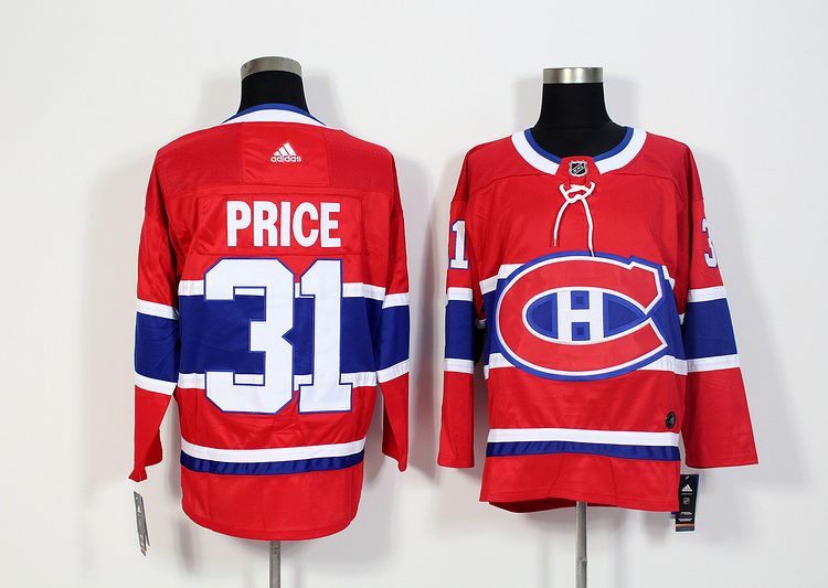 Men's Montreal Canadiens Carey Price #31 Red Jersey