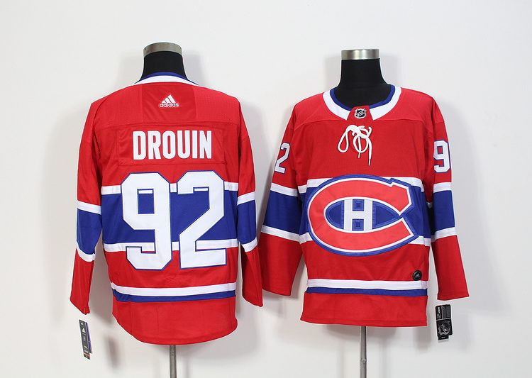 Men's Montreal Canadiens Jonathan Drouin #92 Red Jersey