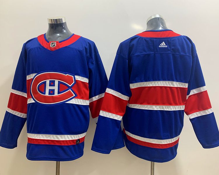 Men's Montreal Canadiens Light Blue Blank Jersey