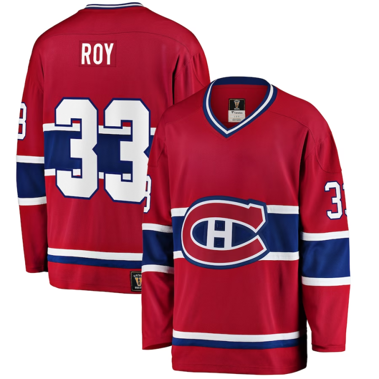 Men's Montreal Canadiens Patrick Roy #33 Red Jersey