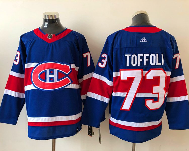 Men's Montreal Canadiens Tyler Toffoli #73 Blue Jersey