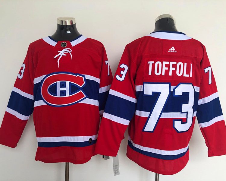 Men's Montreal Canadiens Tyler Toffoli #73 Red Jersey