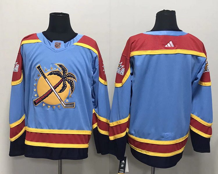 Men's Florida Panthers Blue Blank Jersey