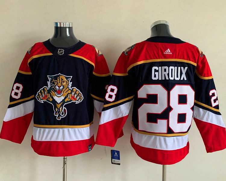 Men's Florida Panthers Claude Giroux #28 Black Home Breakaway Jersey