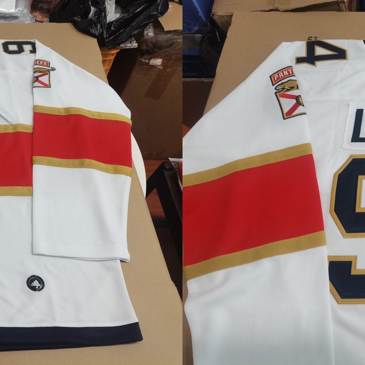 Men's Florida Panthers Ryan Lomberg #94 White jersey