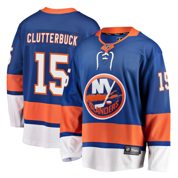 Men's New York Islanders Cal Clutterbuck #15 Royal Jersey