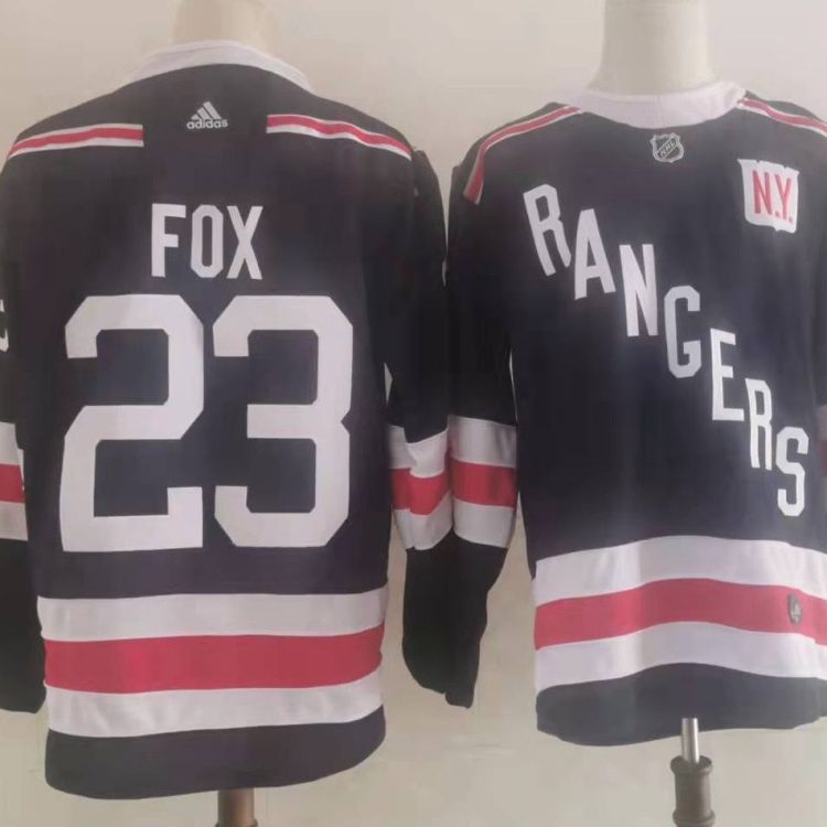 Men's New York Rangers Adam Fox #23 Navy Jersey