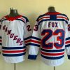 Men's New York Rangers Adam Fox #23 White Jersey