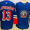 Men's New York Rangers Alexis Lafreniere #13 Blue jersey