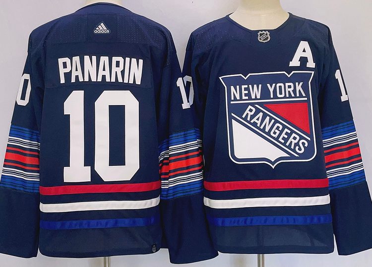 Men's New York Rangers Artemi Panarin #10 Blue jersey
