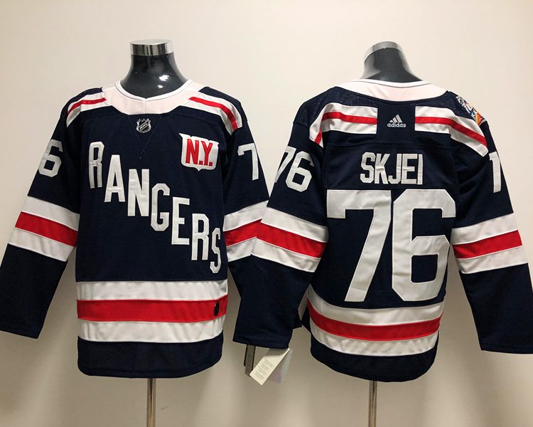 Men's New York Rangers Brady Skjei #76 Navy Jersey