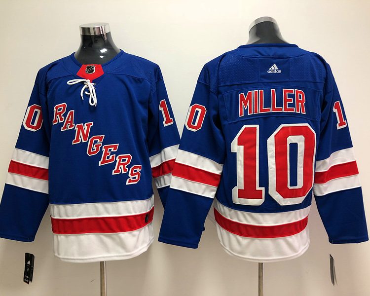 Men's New York Rangers J.T. Miller #10 Blue Jersey