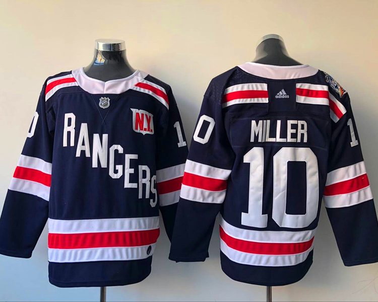 Men's New York Rangers J.T. Miller #10 Navy Jersey