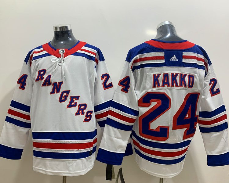 Men's New York Rangers Kaapo Kakko #24 White Jersey