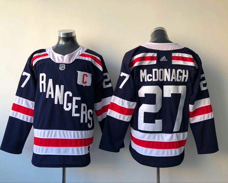 Men's New York Rangers Ryan McDonagh #27 Navy Jersey
